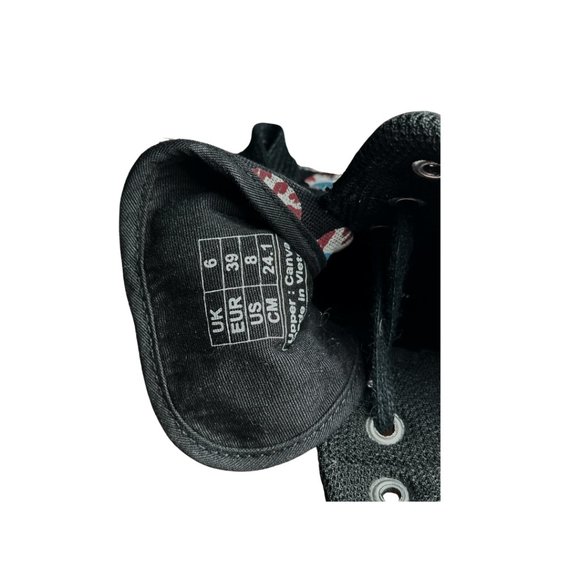 SOLD y2k emo goth jc play by jeffrey campbell hiya-eye platform sneakers woman 8 - Picture 4 of 10